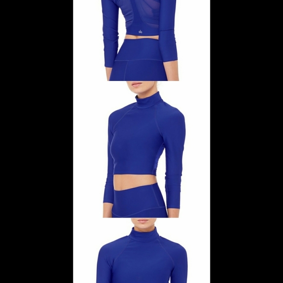 Archer Fitted Long Sleeve in Saphire - Picture 3 of 7